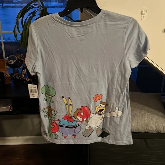 Blue Spongebob Graphic Tee - Picture 6 of 6